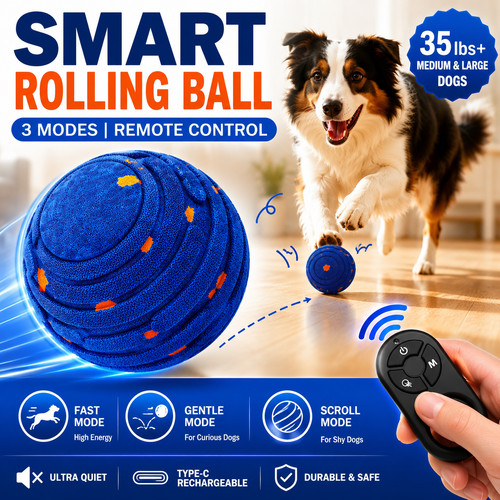 Smart interactive dog toy - dog, ball